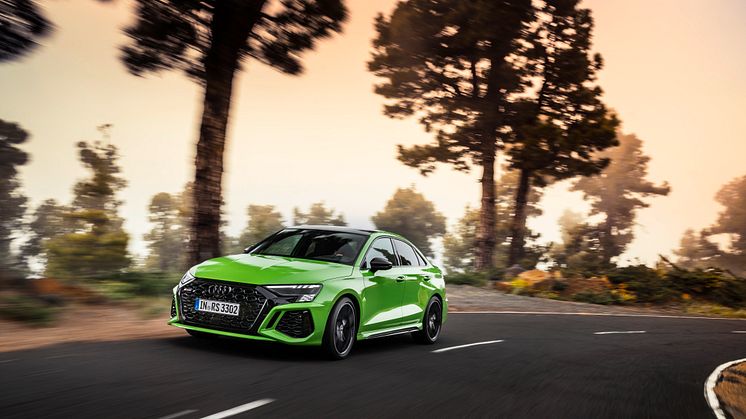 Audi RS 3 Limousine (Kyalamigrøn)