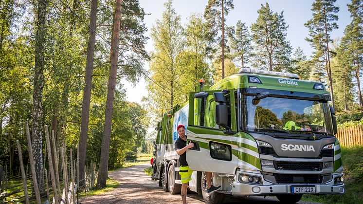 Sopbil i Kristinehamns kommun. Foto: Kristinehamns kommun