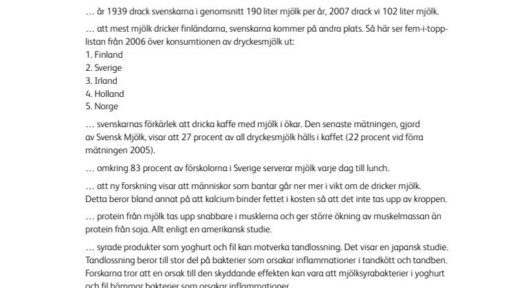 Fakta Visste du att