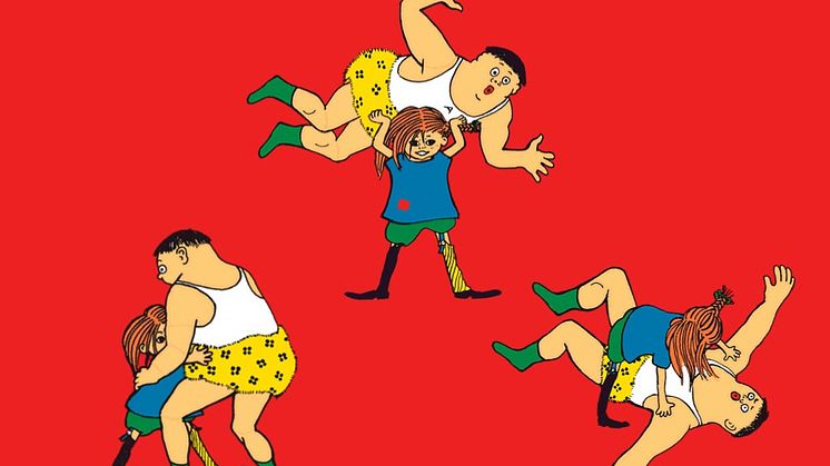 Pippi viser styrke interaktiv