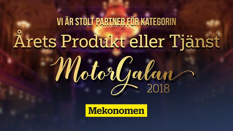 Mekonomen prisar innovation på Motorgalan