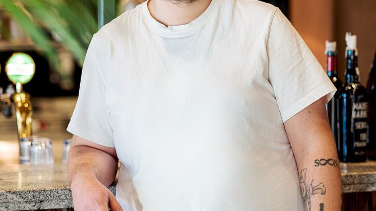 Oscar Winlöf, projektledare vid Kajen