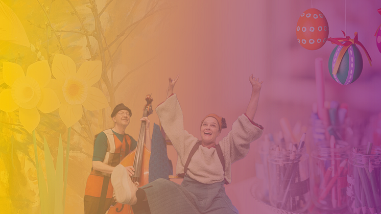 Påsklovsvecka och familjedag på Skövde Kulturhus.