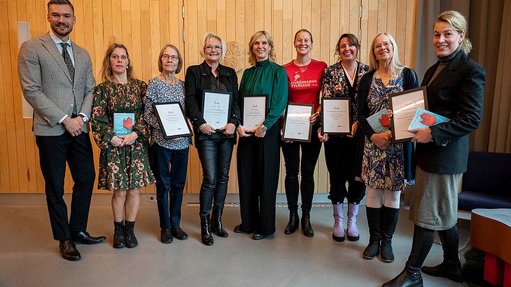 Stefan Pålsson (S), Jessica Johansson, Birgit Blomqvist, Eva-Carin Lindgren, Marion Eckardt, Louise Brädde, Lisa Wall, Annika Lindén och Matilda Sommelius (representerar Märtha Pastorek Gripson).