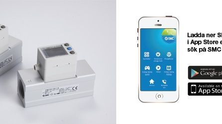SMC’s nya flödesmätare och Energy Saving App sparar pengar och miljö