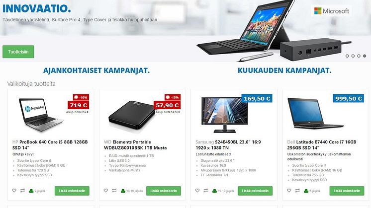 Pohjoismaiden johtava B2B-verkkokauppa aloittaa Suomessa 