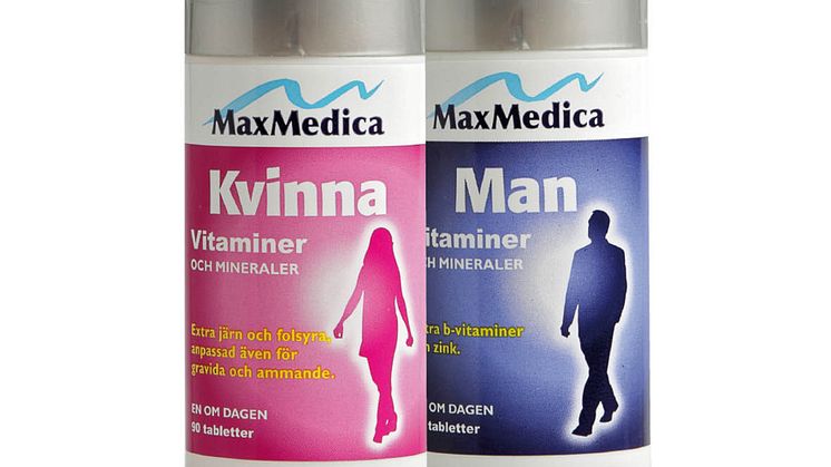 MaxMedica sväljtabletter Kvinna och Man 