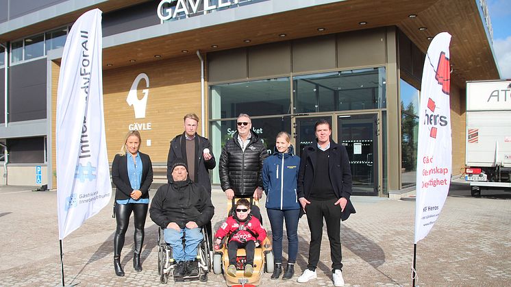 Representanter från Gavlehov, Gästriklands IBF, KF Heros och Parasport Gävleborg ser fram emot Pregames i Gävle.