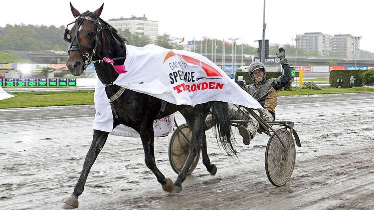 M.T.Insider efter segern i Speedrace 2019, i år är han tillbaka för att ta revansch från i fjol. Foto: TR Bild