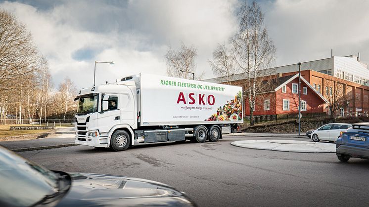 Scania leverer elektriske lastebiler i Norge