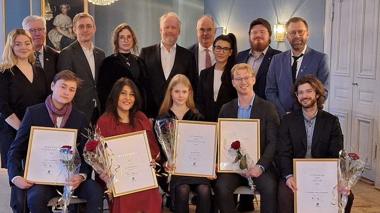 Årets stipendiater och pristagare firades på Edsbergs slott i Sollentuna.