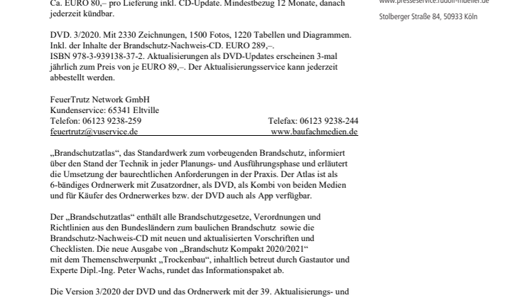 Brandschutzatlas 3/2020