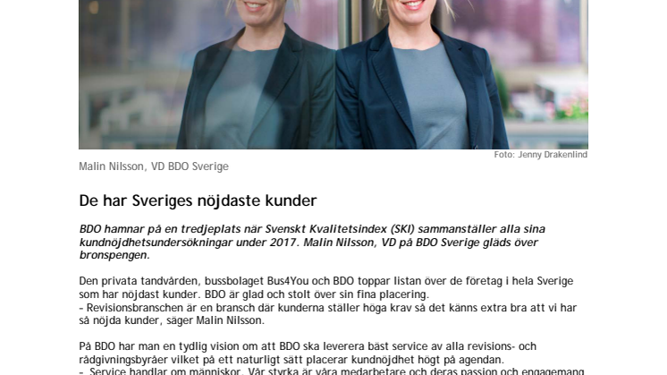 De har Sveriges nöjdaste kunder