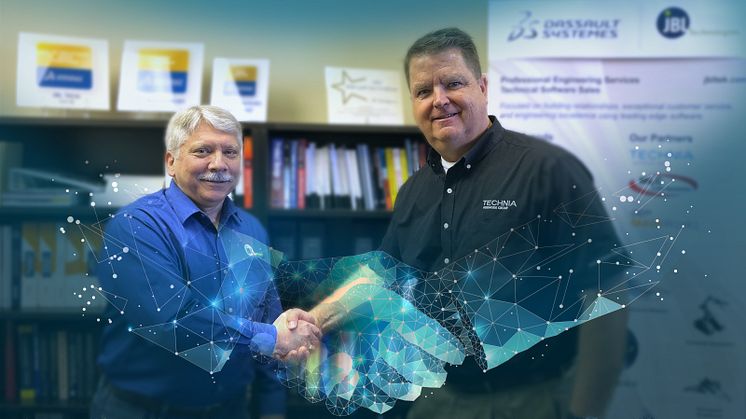 (Left) Bryan Lane | President JBL Technologies and (Right) Blake Herman Director | TECHNIA North America