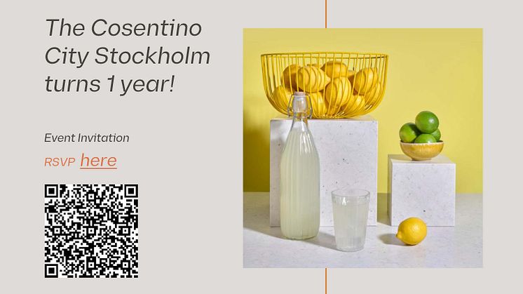 COSENTINO CITY STOCKHOLM 1X1 One years ANNIVERSARY PARTY
