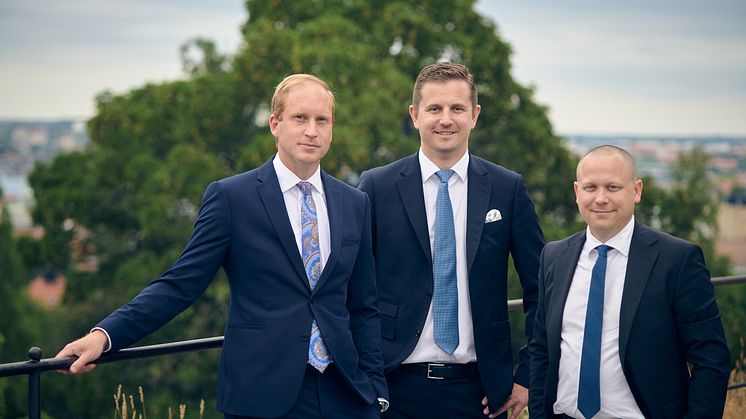Från vänster: Marcus Höglund, Andreas Ödman och Robin Gelinder