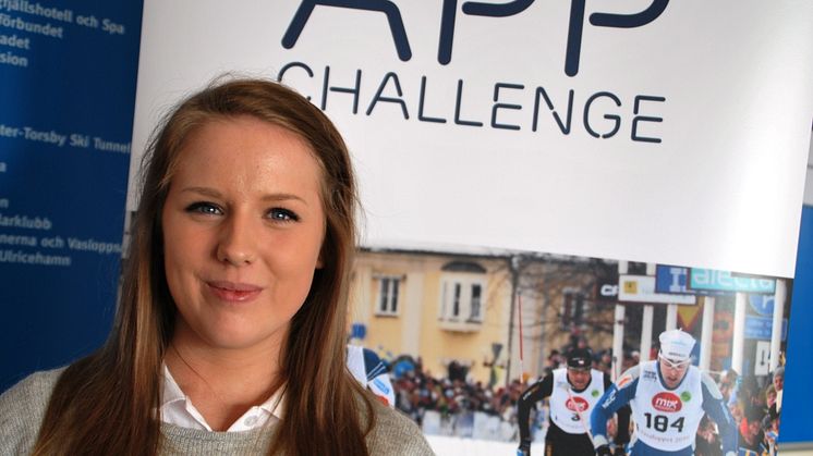 22-åriga Malin vann Vasaloppet App Challenge
