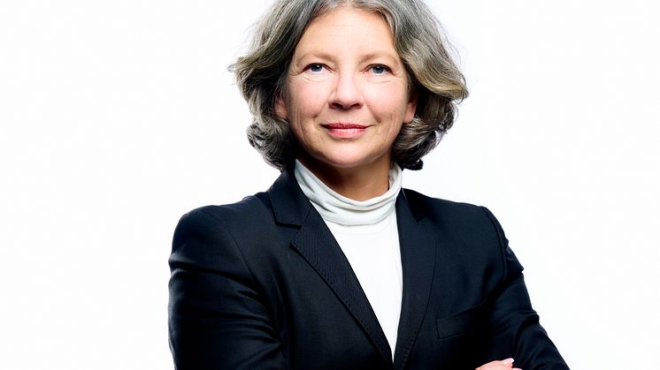Ulrika Nyström, affärsområdeschef för Riksbyggen Bostad. Fotograf: Charlotte Strömwall