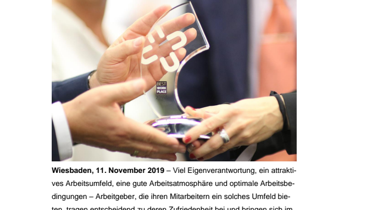 „Best Workplace Award“ liefert wertvolle Insights: Das macht Arbeitgeber attraktiv 