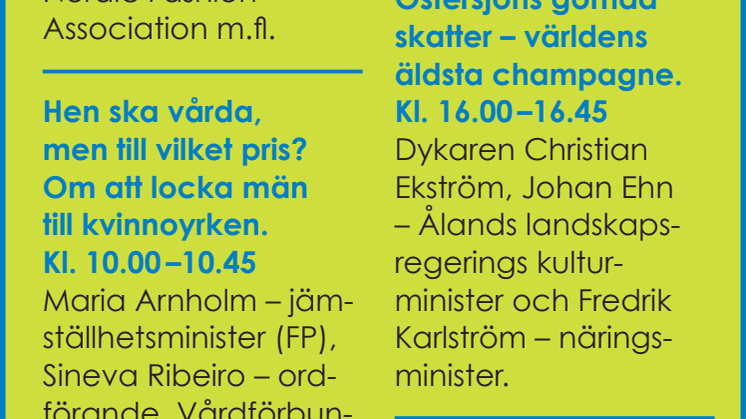Nordens dag i Almedalen