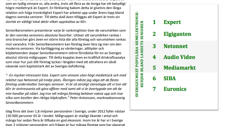 Expert slår SIBA och Elgiganten på fingrarna! 