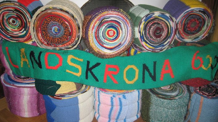 Världsstickardagen firas i Landskrona den 15 juni.