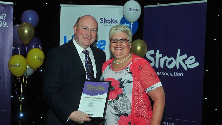 ​Gateshead stroke survivor receives regional recognition