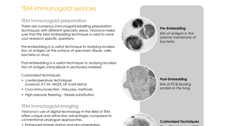 Immunogold Services 