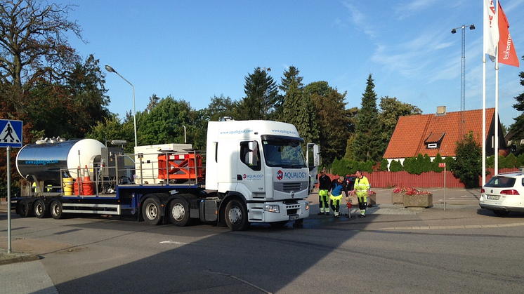 Pressvisning av ispiggning: Billesholm torsdag 17/9