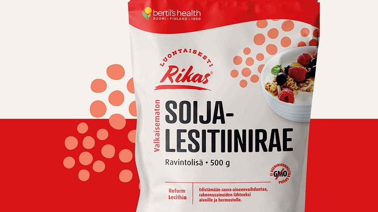 Rikas Soijalesitiini sisältää luontaisesti koliinia