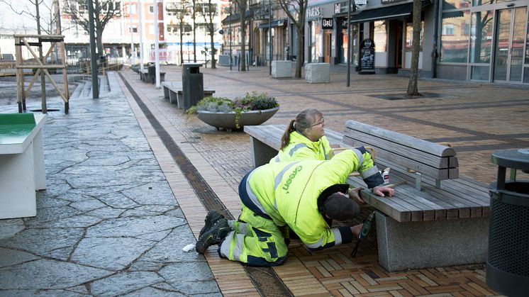Smarta sensorer i Eslövs centrum