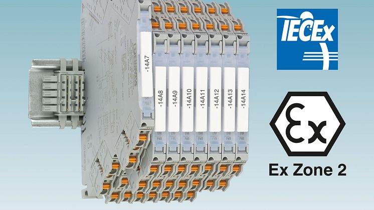 International approval for highly compact signal conditioners