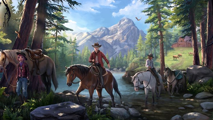 Bild ur Star Stable "Western theme"