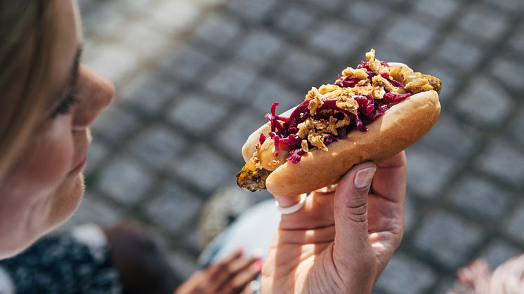 IKEA veggie hotdog