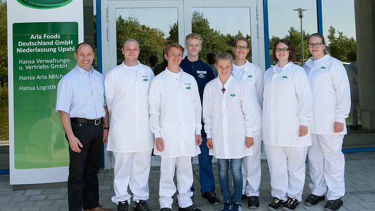 Fachkräftenachwuchs für Arla Standort Upahl_2015