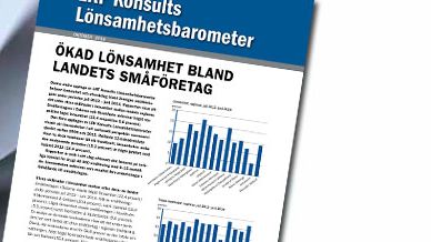 Trendbrott: Ökad lönsamhet bland Sveriges småföretag