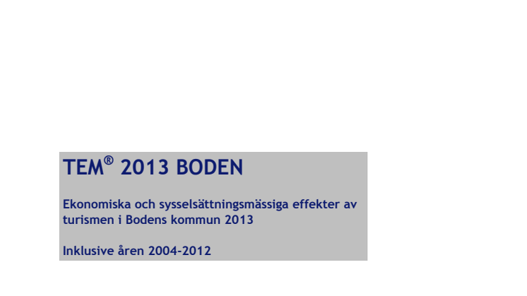 TEM 2013 Boden