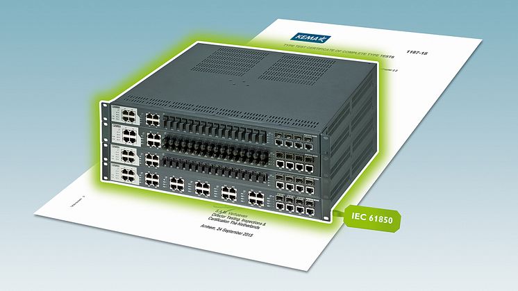 Switche er KEMA-certificerede til IEC 61850