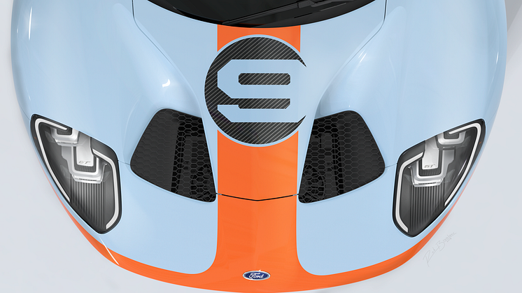 Ny Ford GT Gulf Oil lakering