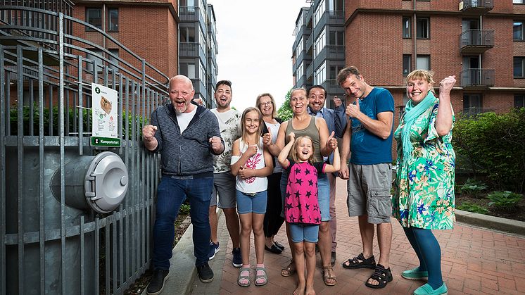 Goda grannar belönas för 81,7 % utsorterat matavfall 