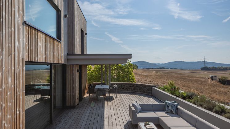 Charakterstark & langlebig: Fassade aus Kebony Character