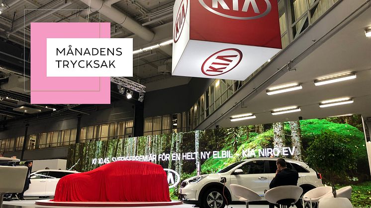Kia och Svenska Mässan vinner månadens trycksak för november 2018