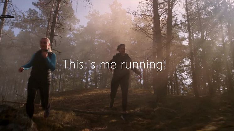 This is me running
