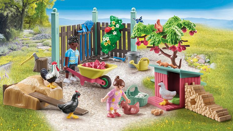Kleine Hühnerfarm im Tiny House Garten (71510) von PLAYMOBIL