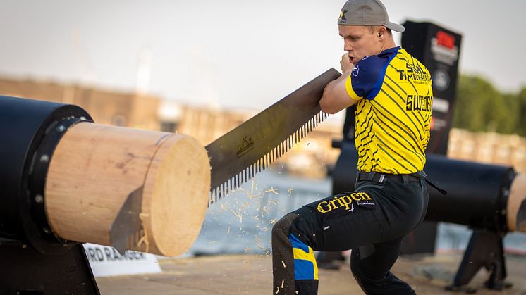 25 maj inleds den internationella TIMBERSPORTS® säsongen, med det uppskattade tävlingsformatet World Trophy. Ferry Svan och Emil Hansson tävlar för Sverige.
