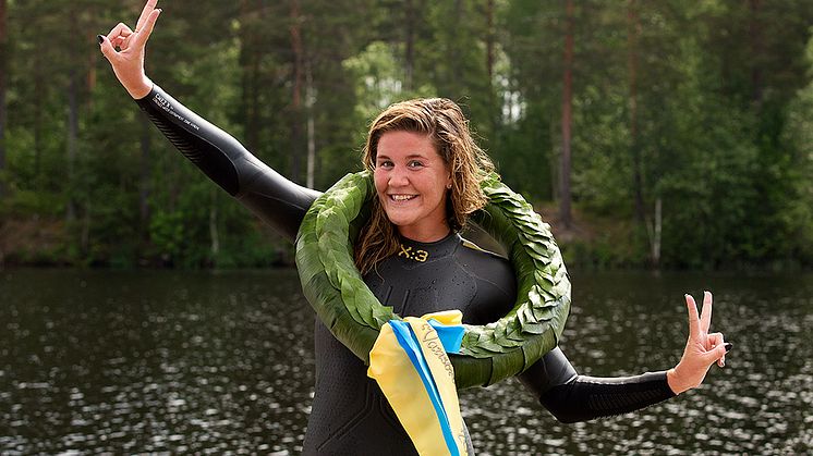 Triathleten Annie Thorén ny ambassadör för Vansbrosimningen