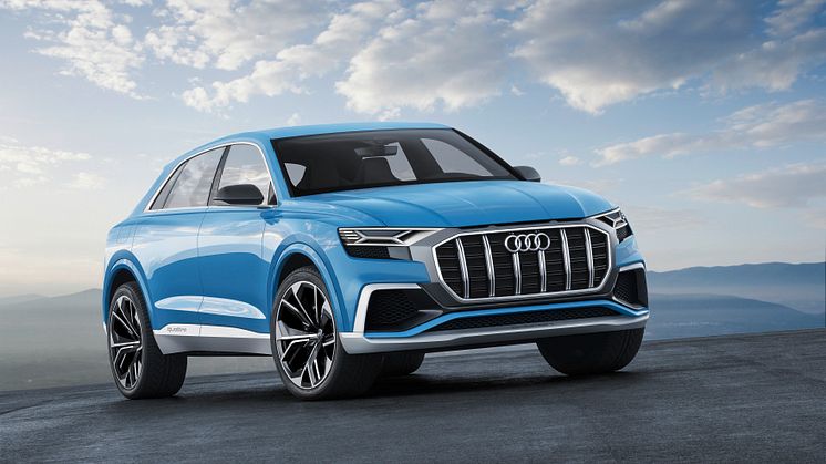 Audi Q8 concept i bombay blue