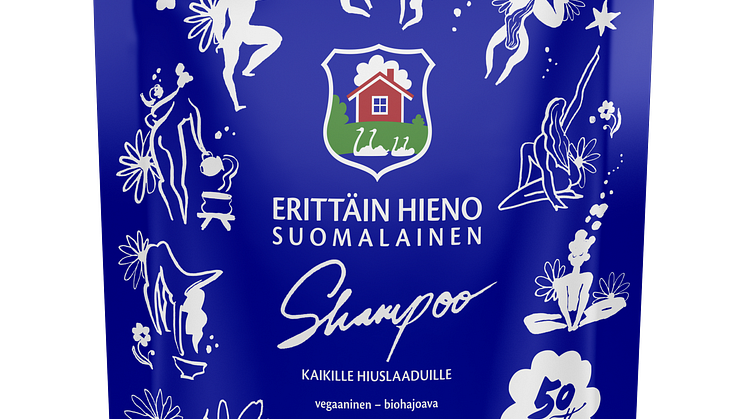 Erittäin Hieno Suomalainen shampoo täyttöpakkaus