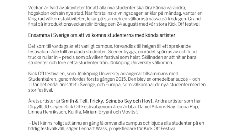 Nu fylls stan med studenter i overall igen …