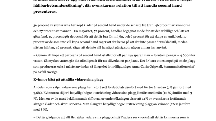 Fler kvinnor handlar hållbart  – men männen halkar efter